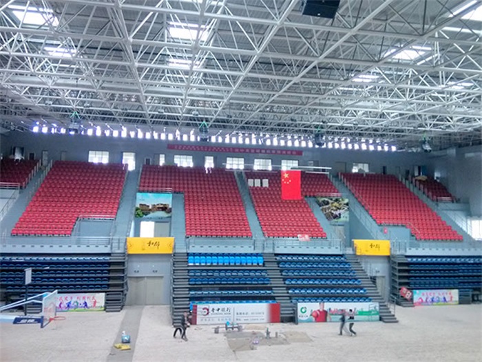 襄阳电厂体育馆网架加工